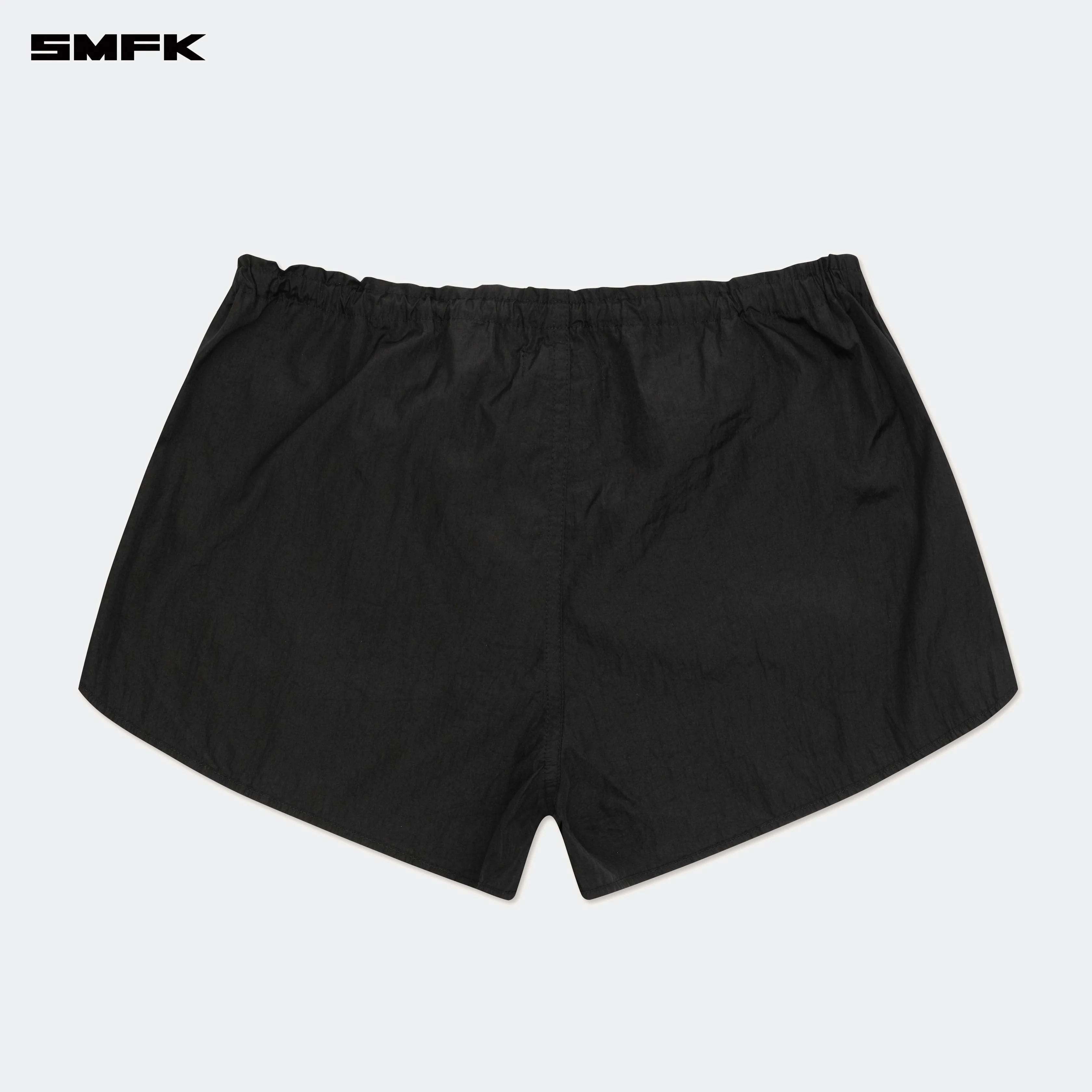 Ancient Myth Alloy Skin Low-Waist Jogging Shorts Black - Image 7