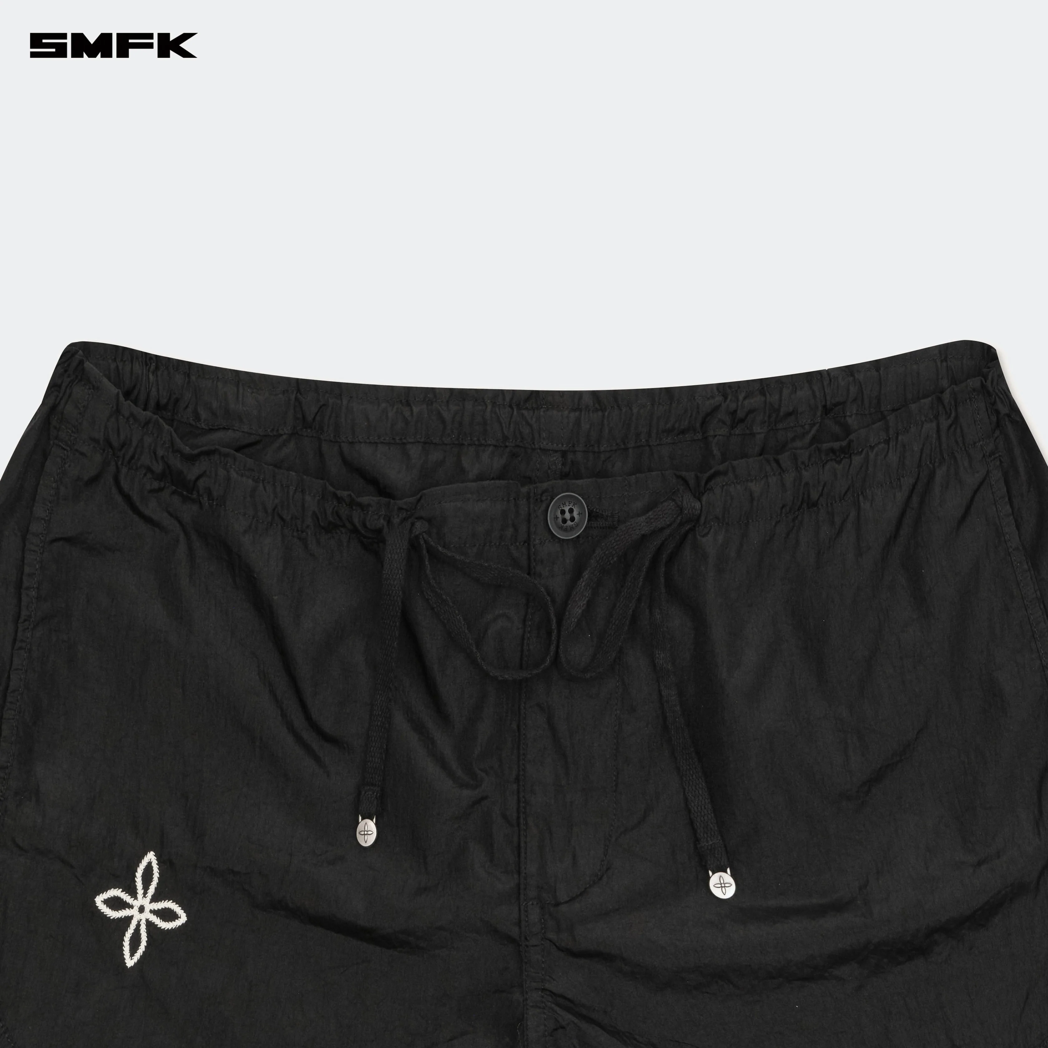 Ancient Myth Alloy Skin Low-Waist Jogging Shorts Black - Image 8