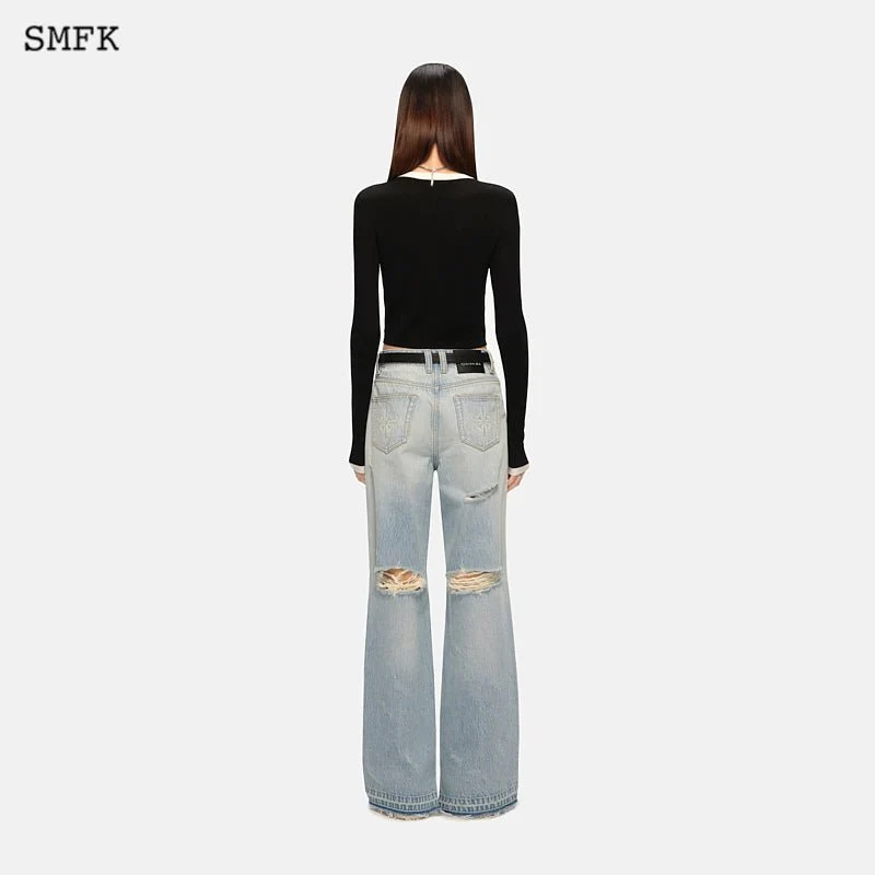 College Classic Woolen Sweater Black - Image 3