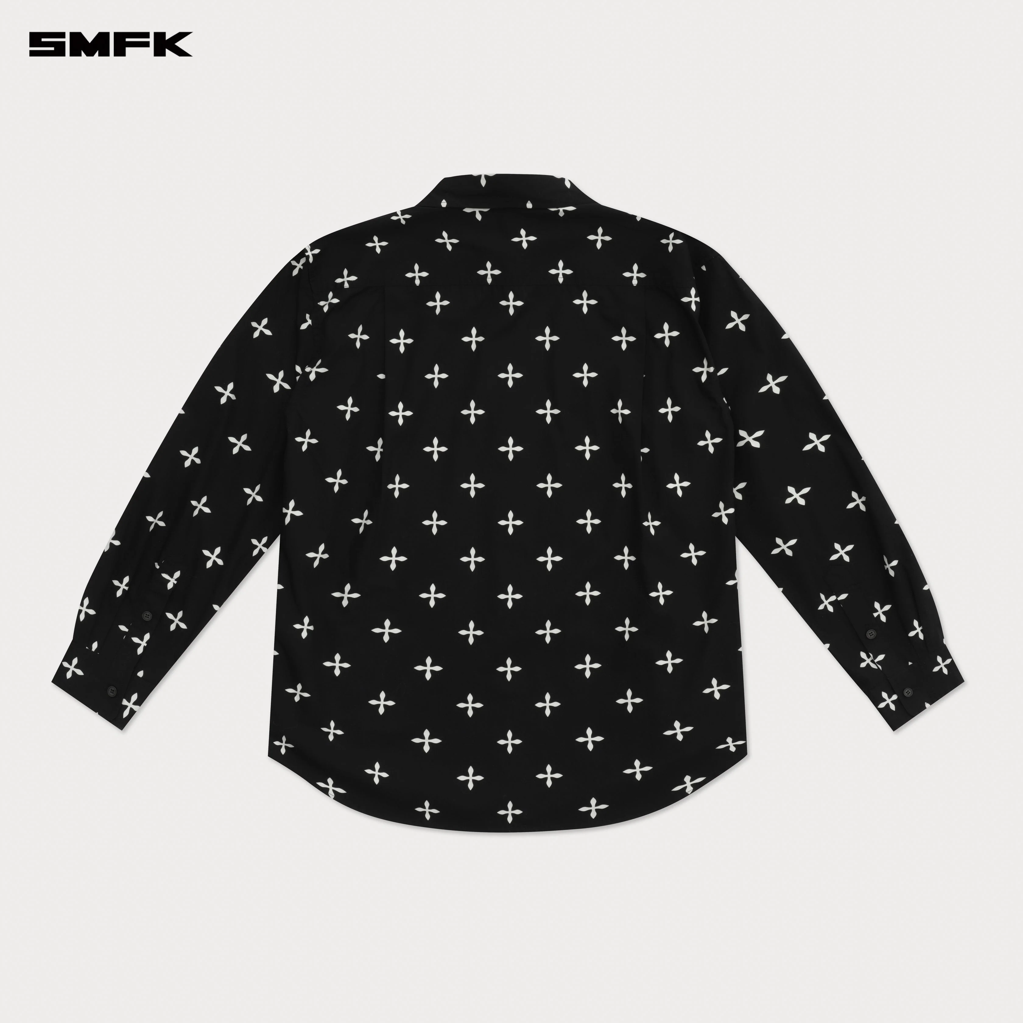 Compass Black Garden Oversize Shirt - Image 6