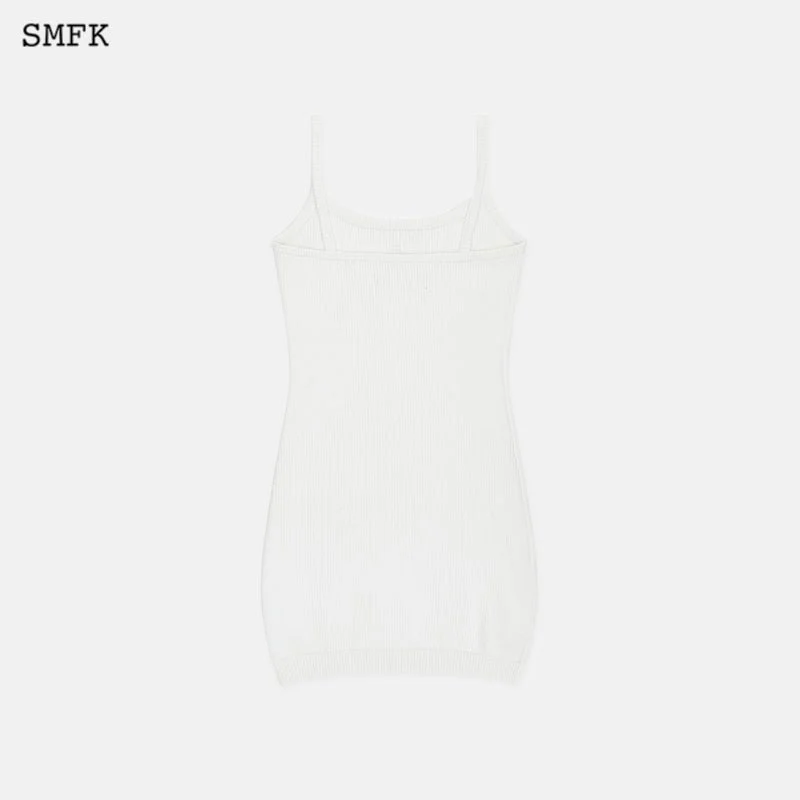 Compass Sport Cashmere Knit Skirt White - Image 5