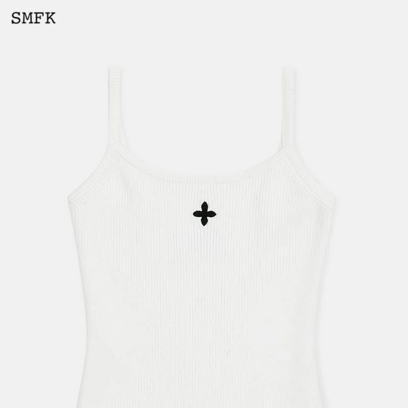 Compass Sport Cashmere Knit Skirt White - Image 6