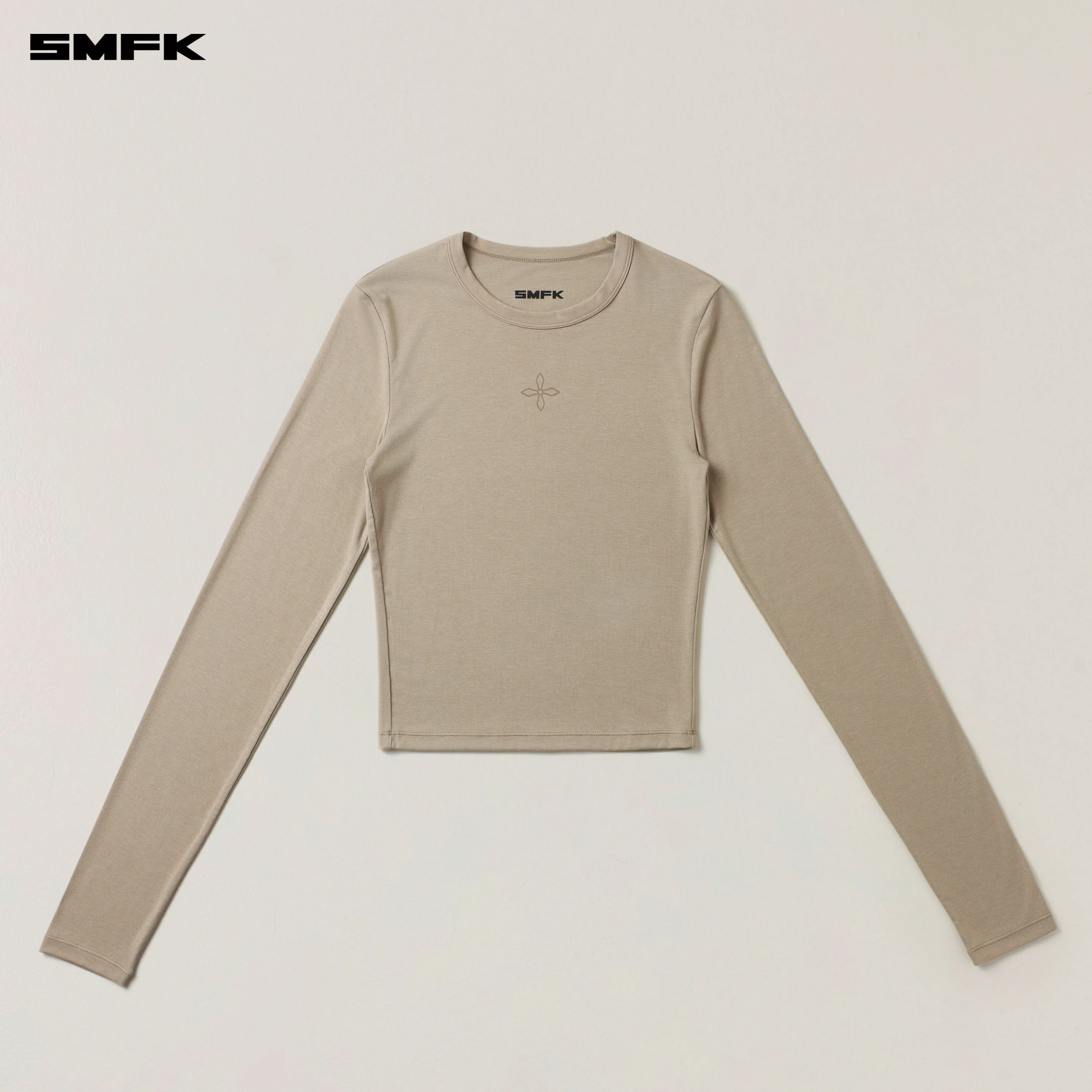 COMPASS STAMP Slim-fit SPORTS PULLOVER SHADOW GREEN - Image 5