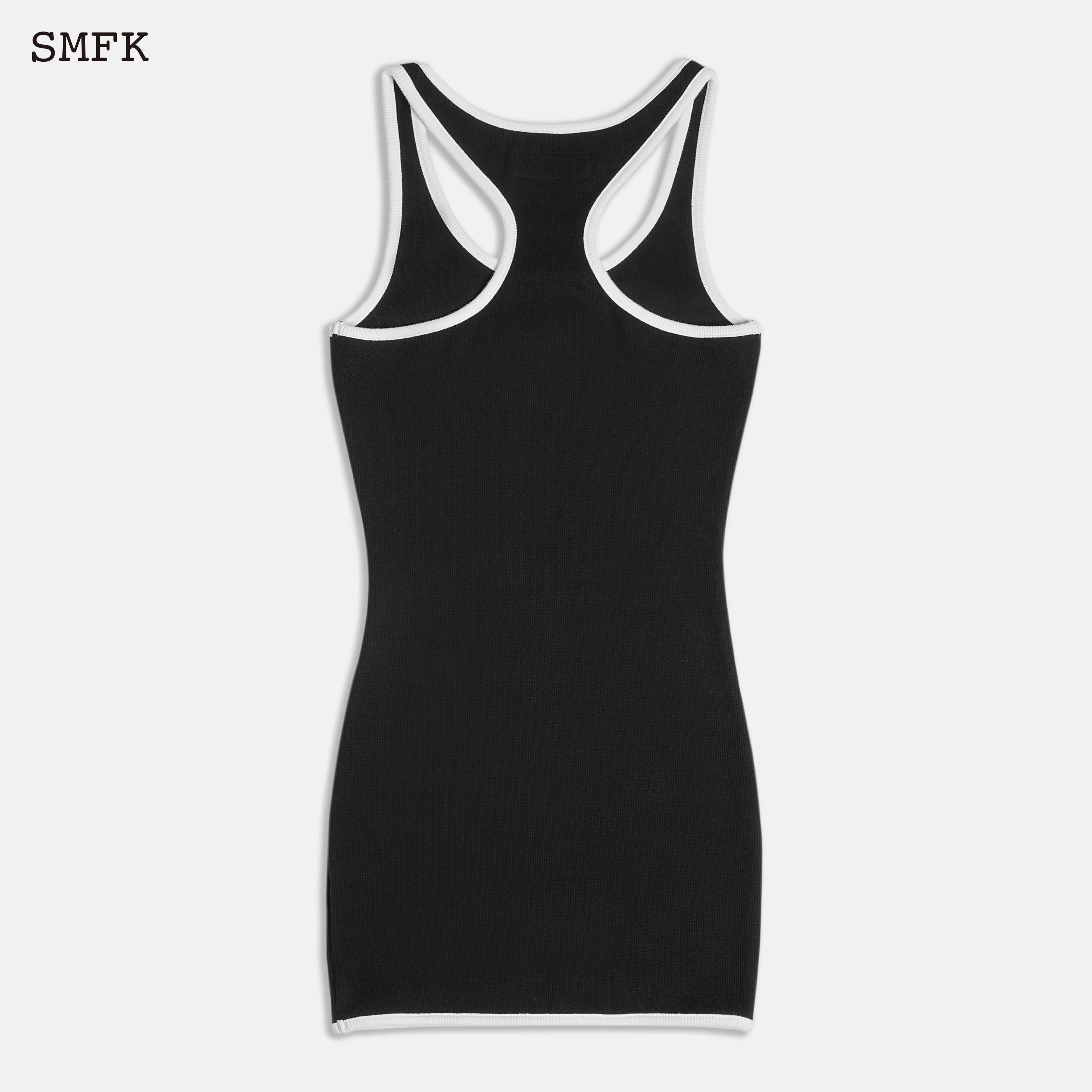 Compass Vintage Tennis Tank Dress Black - Image 5