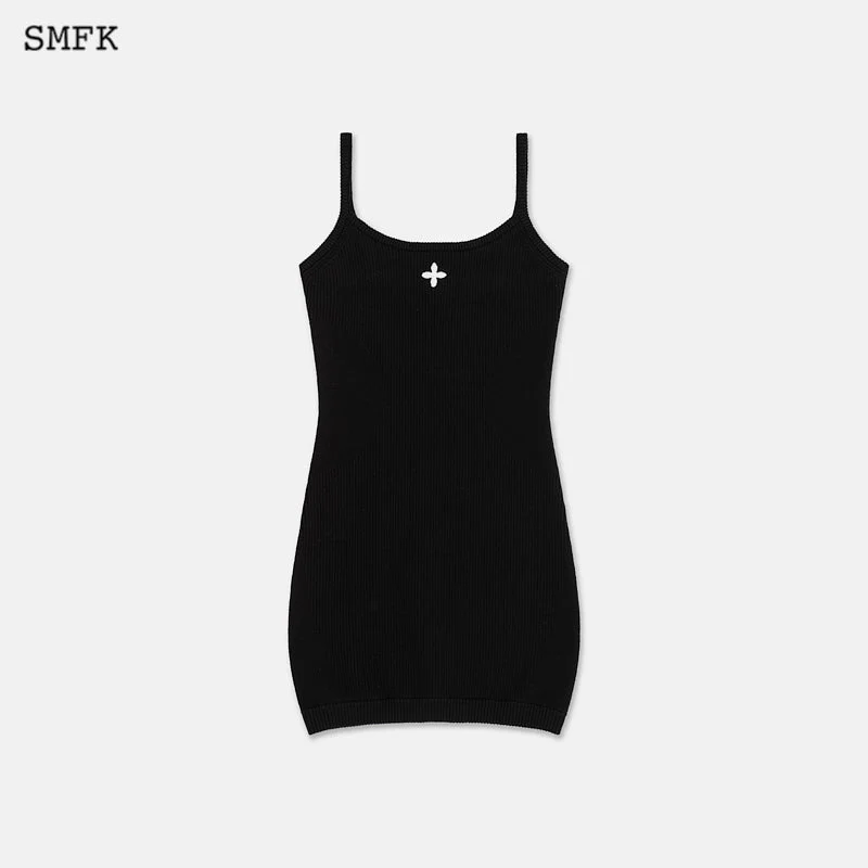 Compass Sport Cashmere Knit Skirt Black - Image 4