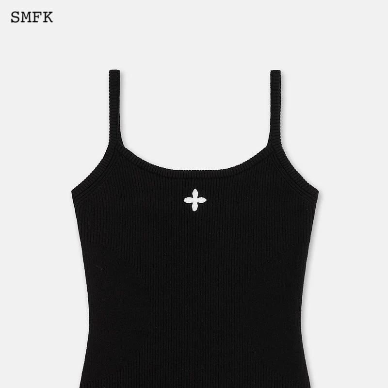 Compass Sport Cashmere Knit Skirt Black - Image 6