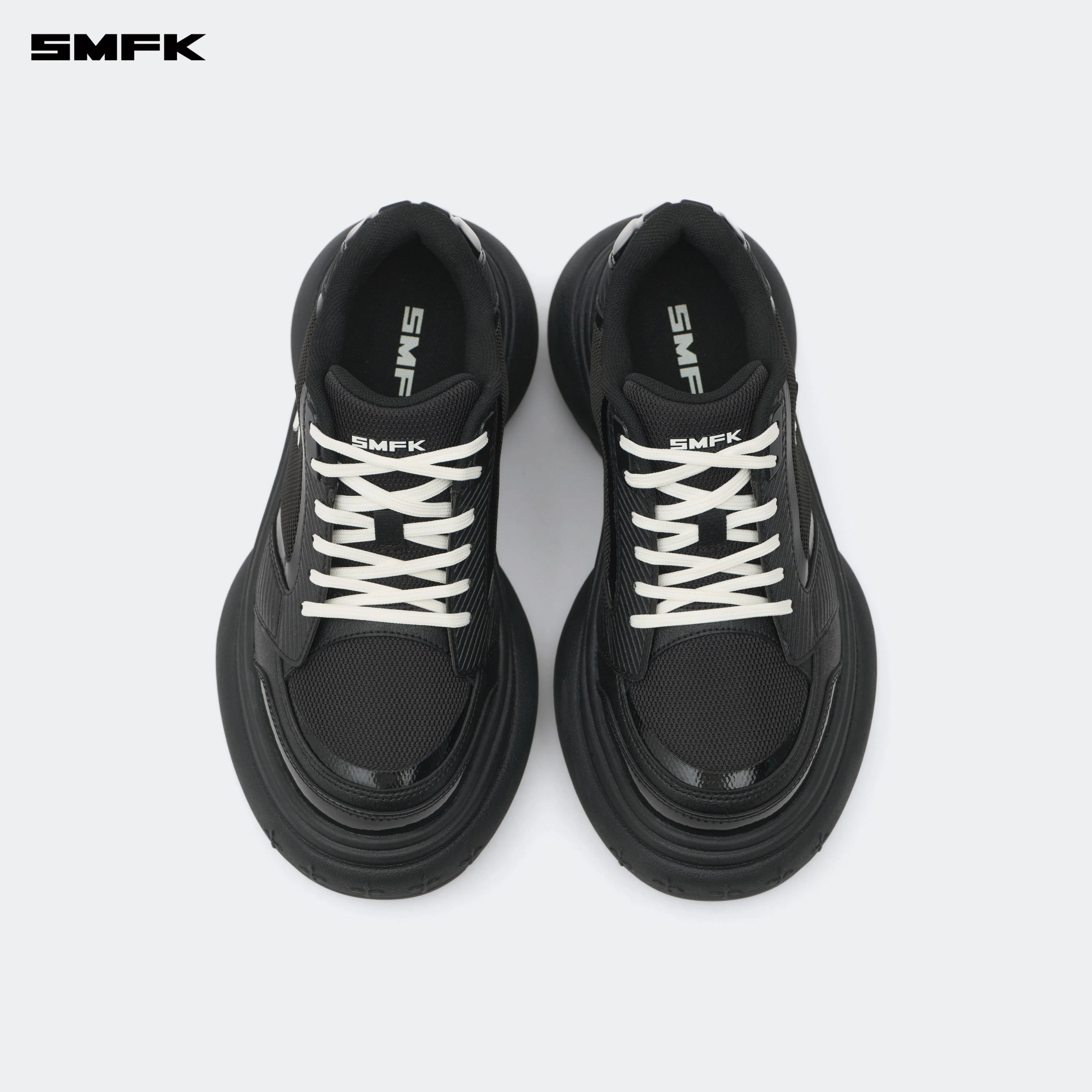 FUTURE RIPPLE High-heeled Sneaker In Black - Image 4