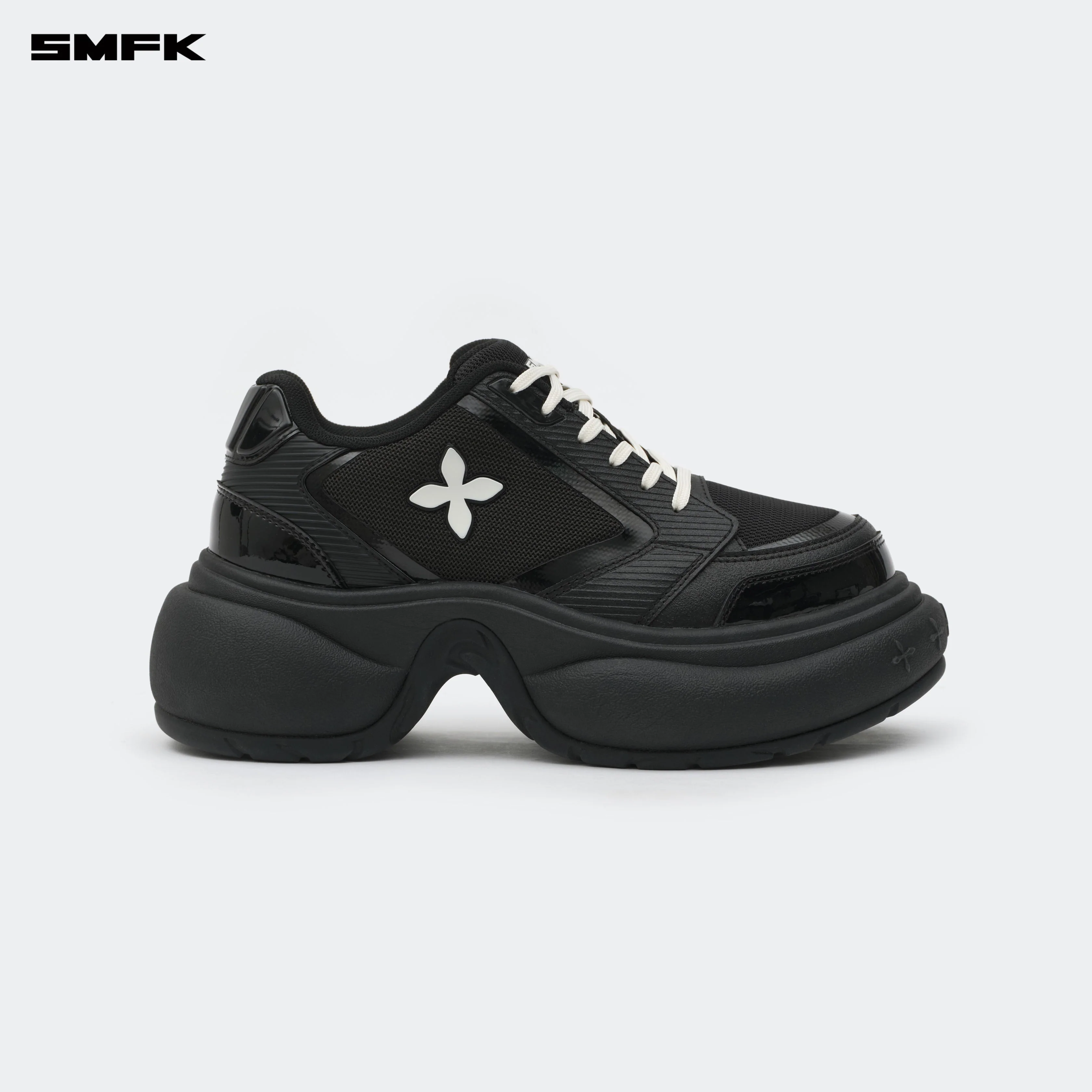 FUTURE RIPPLE High-heeled Sneaker In Black - Image 5