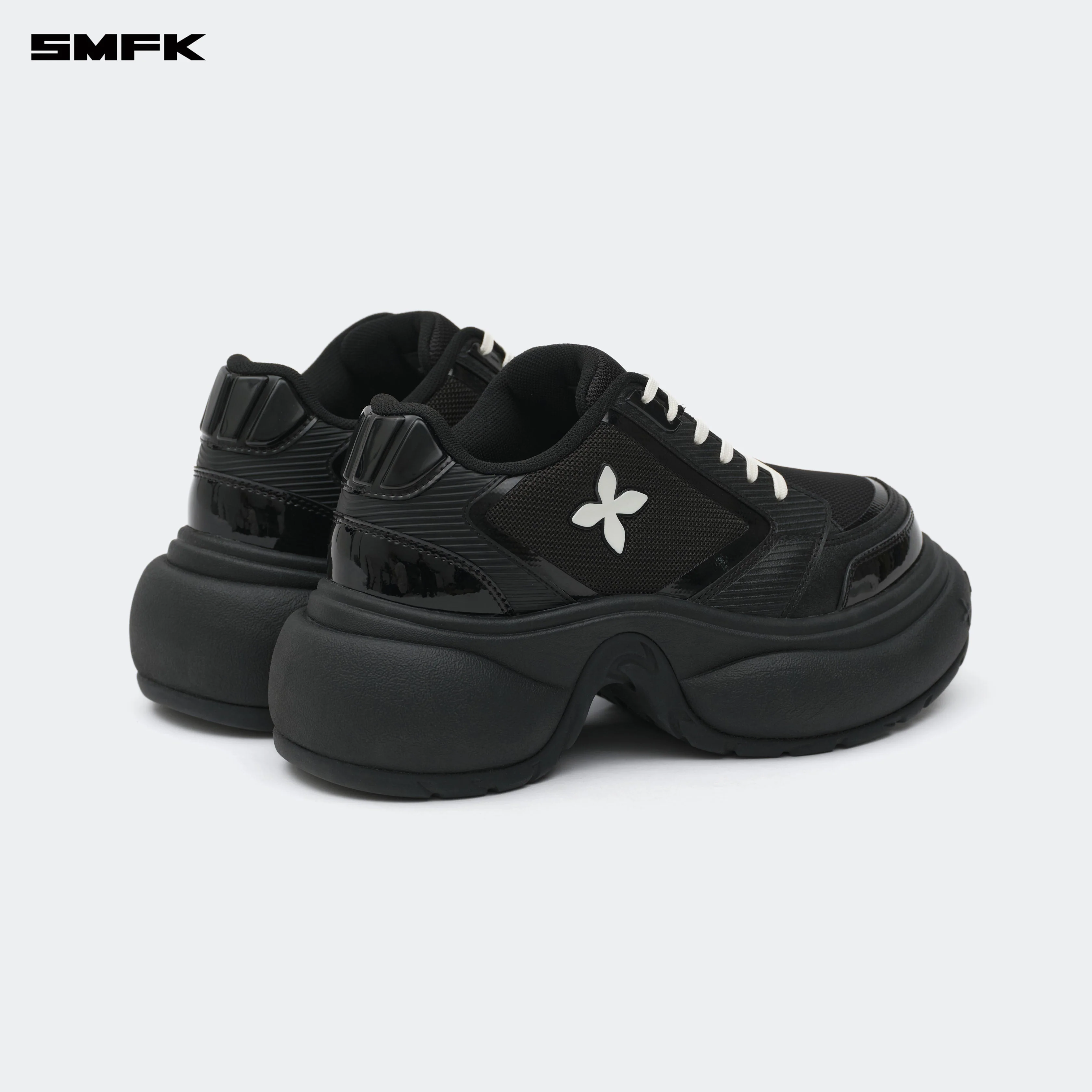 FUTURE RIPPLE High-heeled Sneaker In Black - Image 6