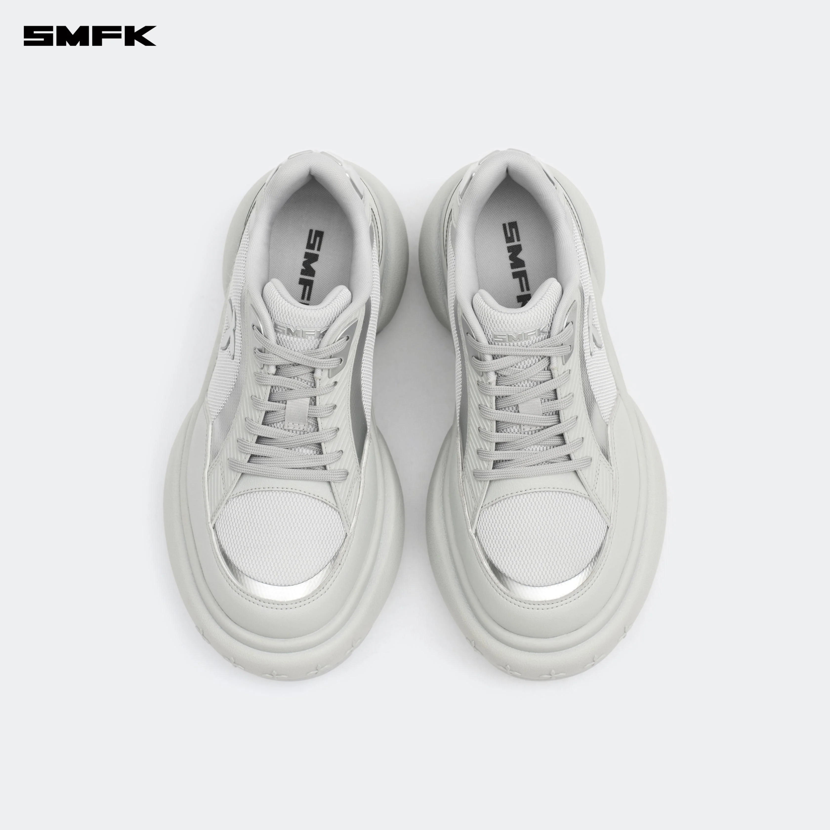 FUTURE RIPPLE Thick-soled Sneaker In Gray - Image 4