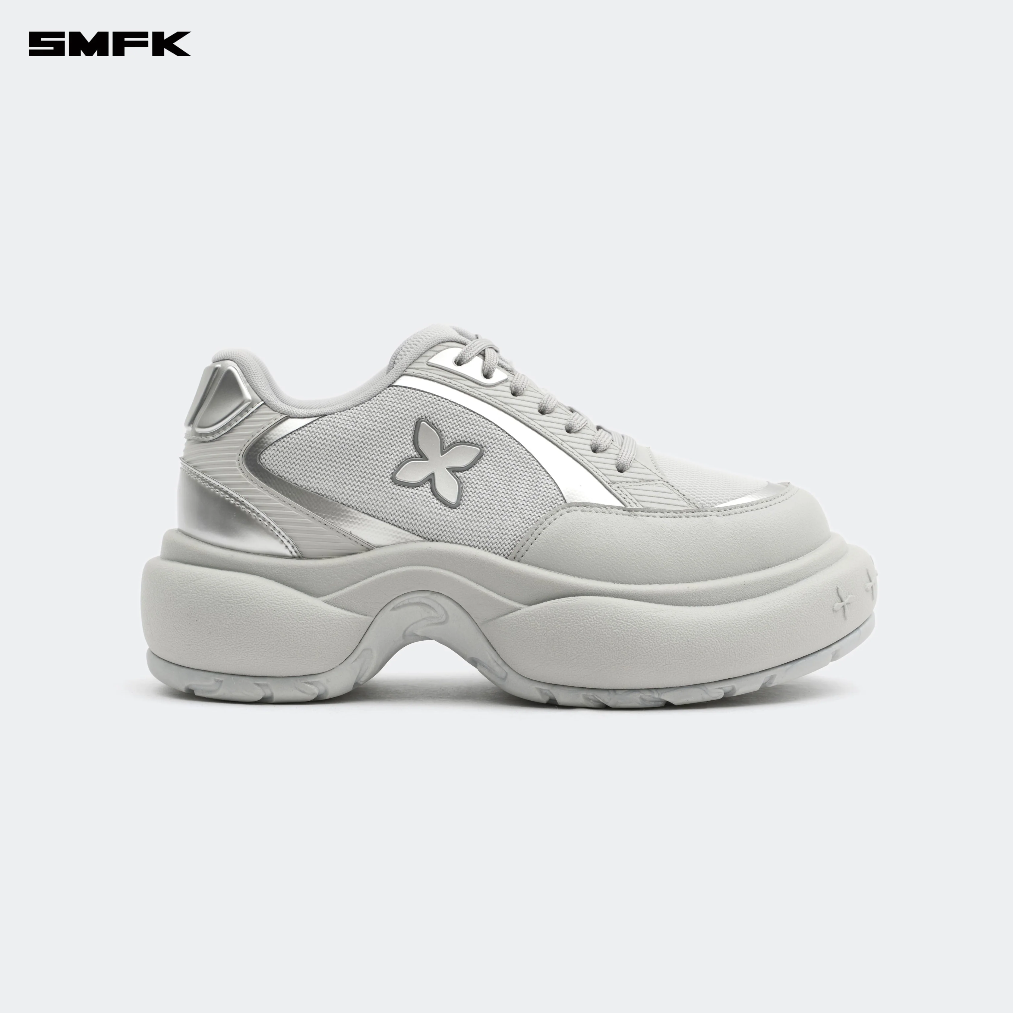 FUTURE RIPPLE Thick-soled Sneaker In Gray - Image 5