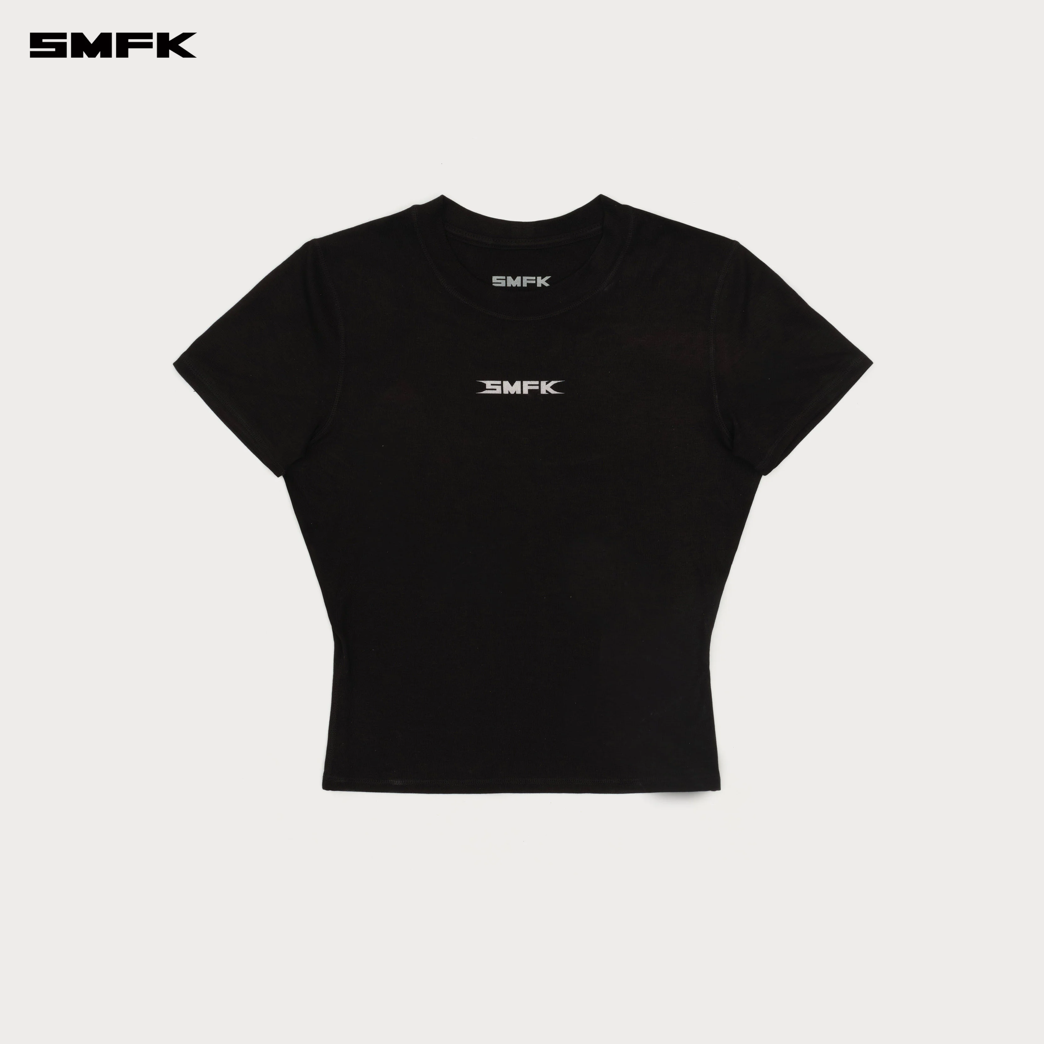 FUTURE SMFK Ripple Waist Sports Tee Black - Image 5
