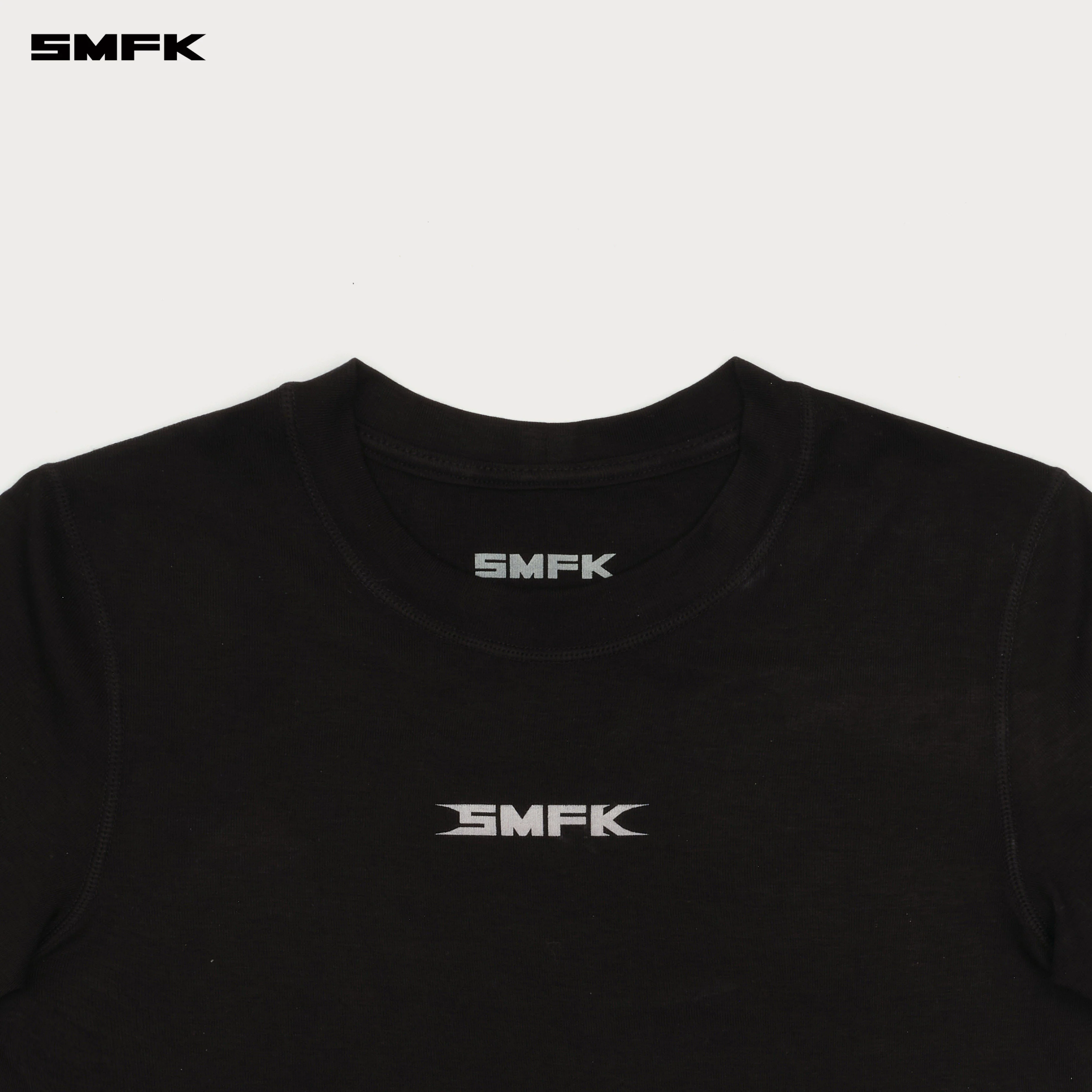 FUTURE SMFK Ripple Waist Sports Tee Black - Image 7