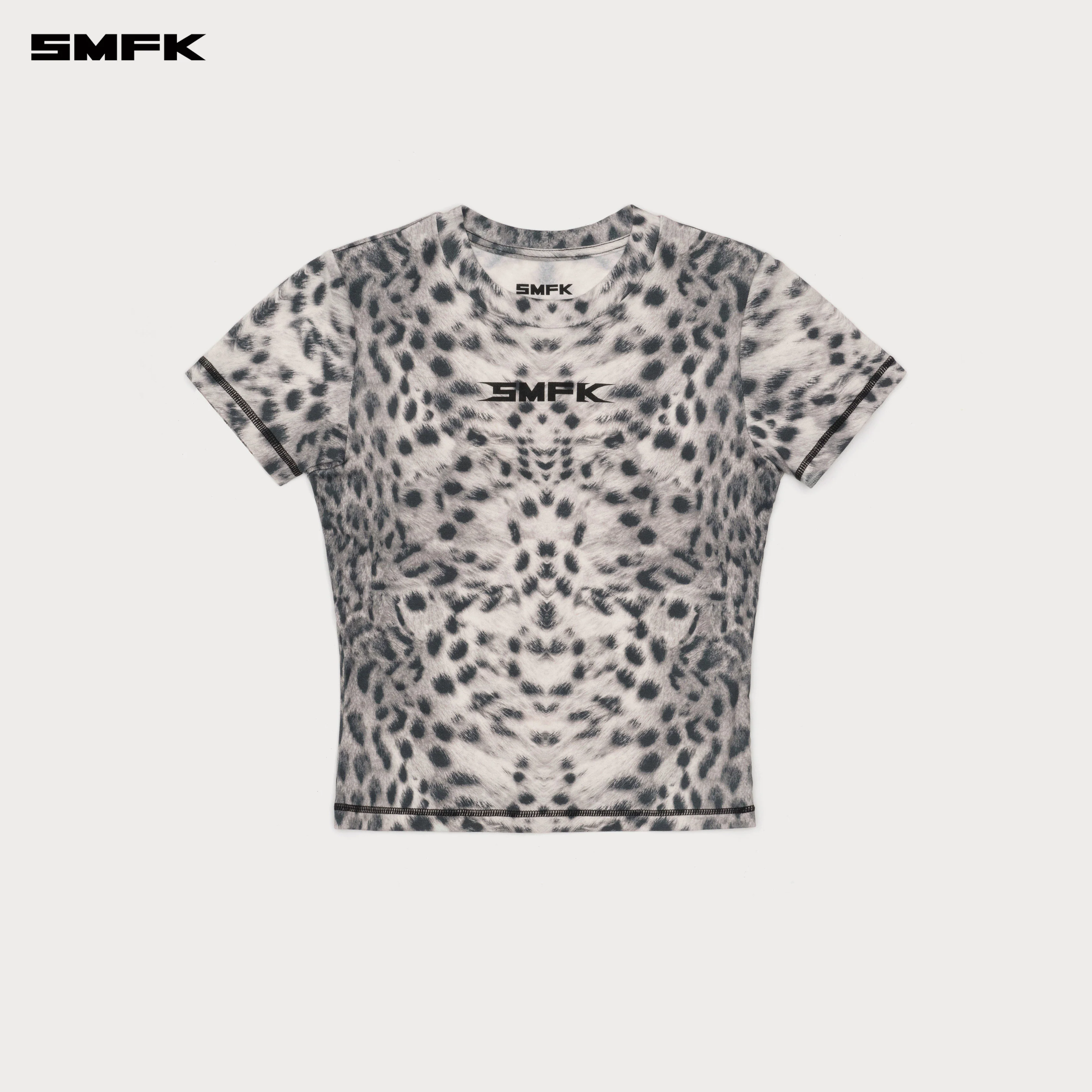 FUTURE X Ripple Sports Slim Tee White Leopard - Image 5