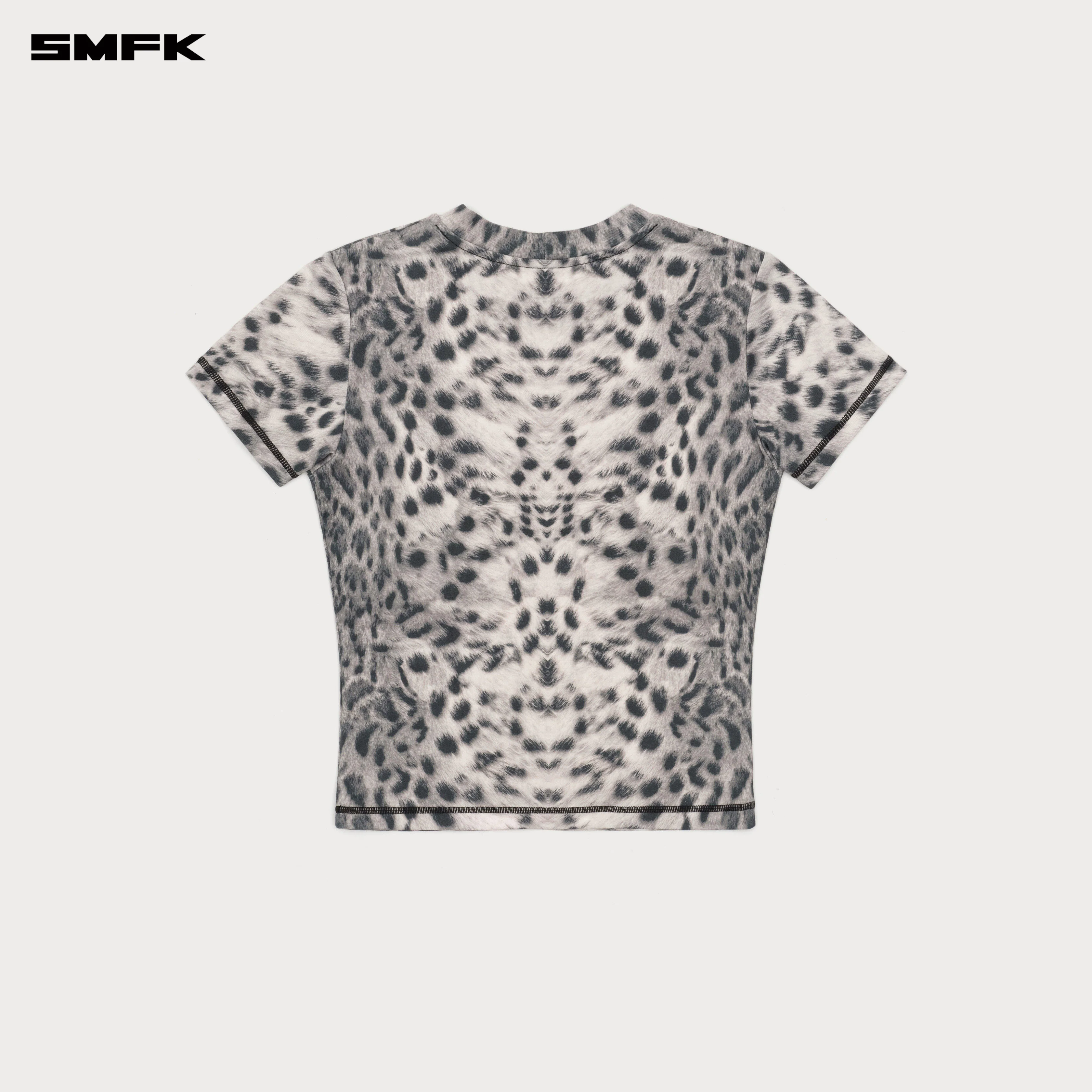 FUTURE X Ripple Sports Slim Tee White Leopard - Image 6