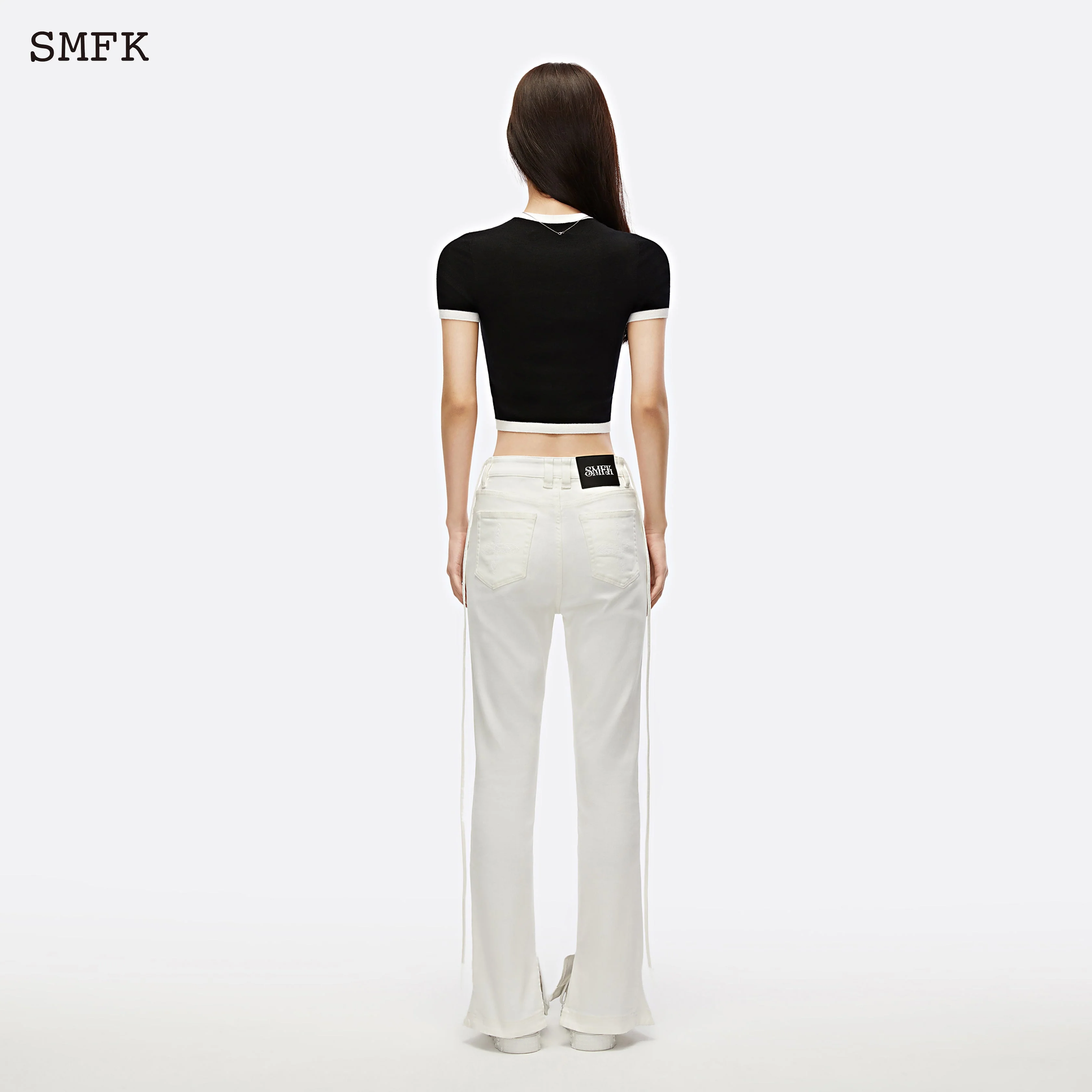 Mermaid Skinny Jeans White - Image 3