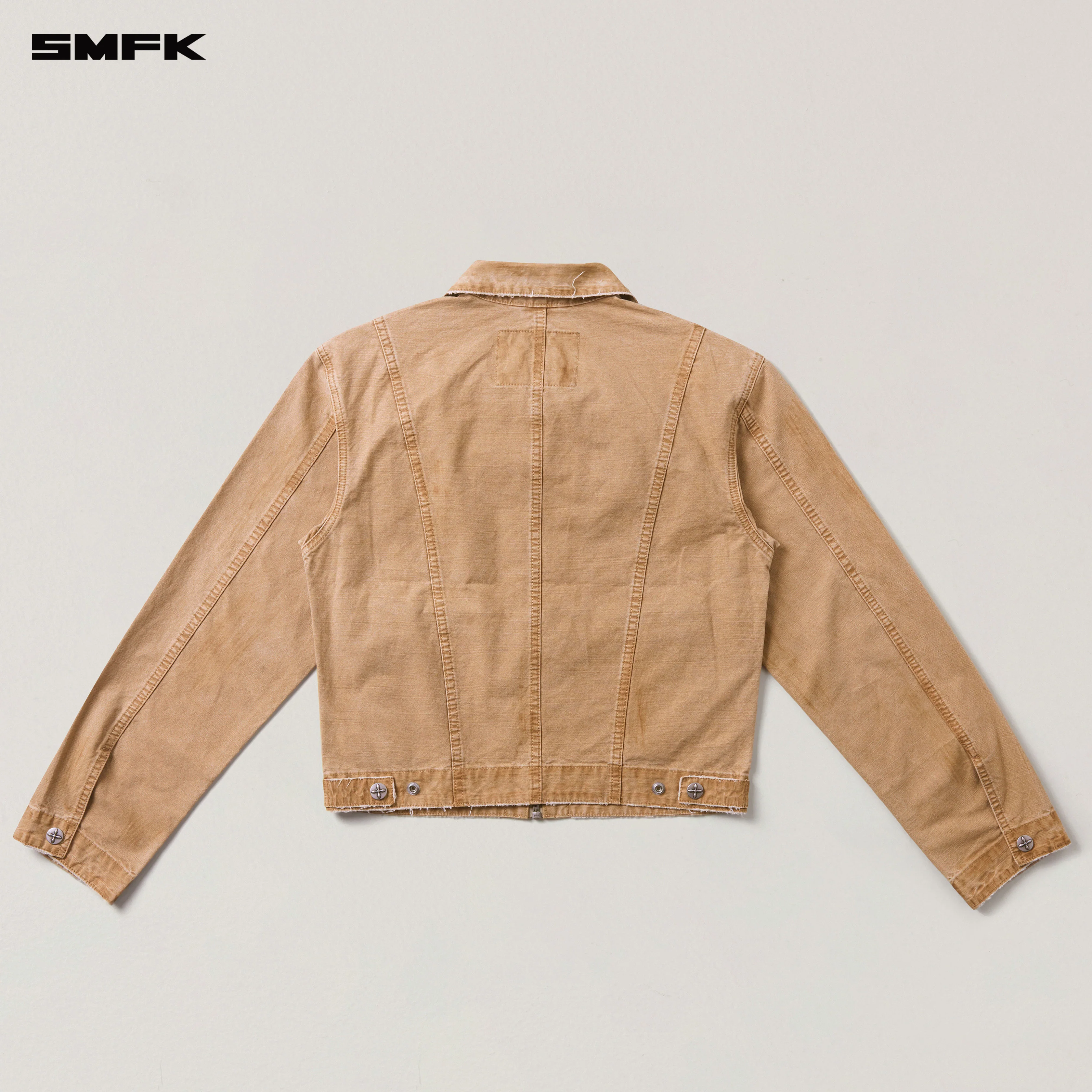 RAGE-WILD ORIGIN HANDCRAFT ENGINEER JACKET/GARMENT DYED SAND - Image 6