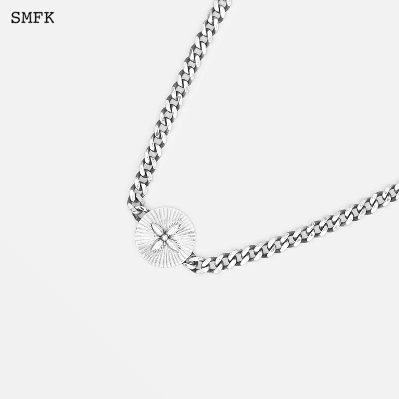 Silent The Silent Flower Sunburst Cuban Necklace - Image 5