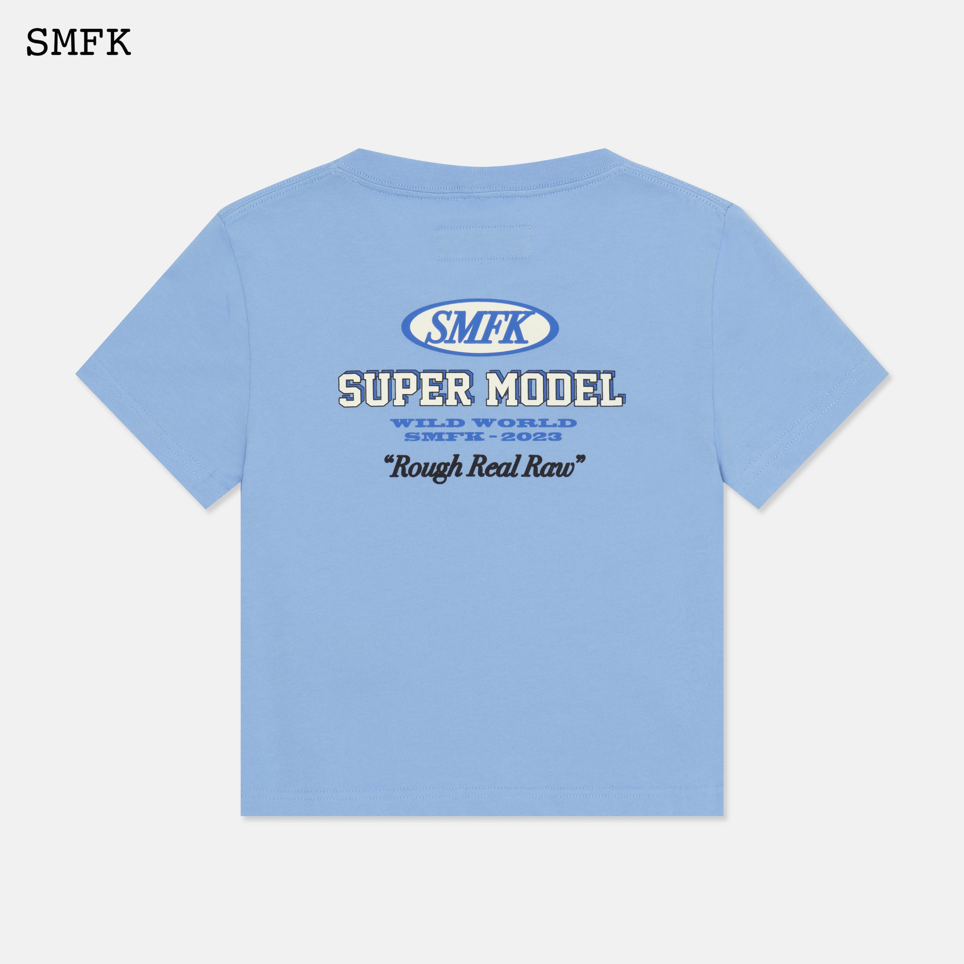 Skinny Model Blue Tight T-shirt - Image 5