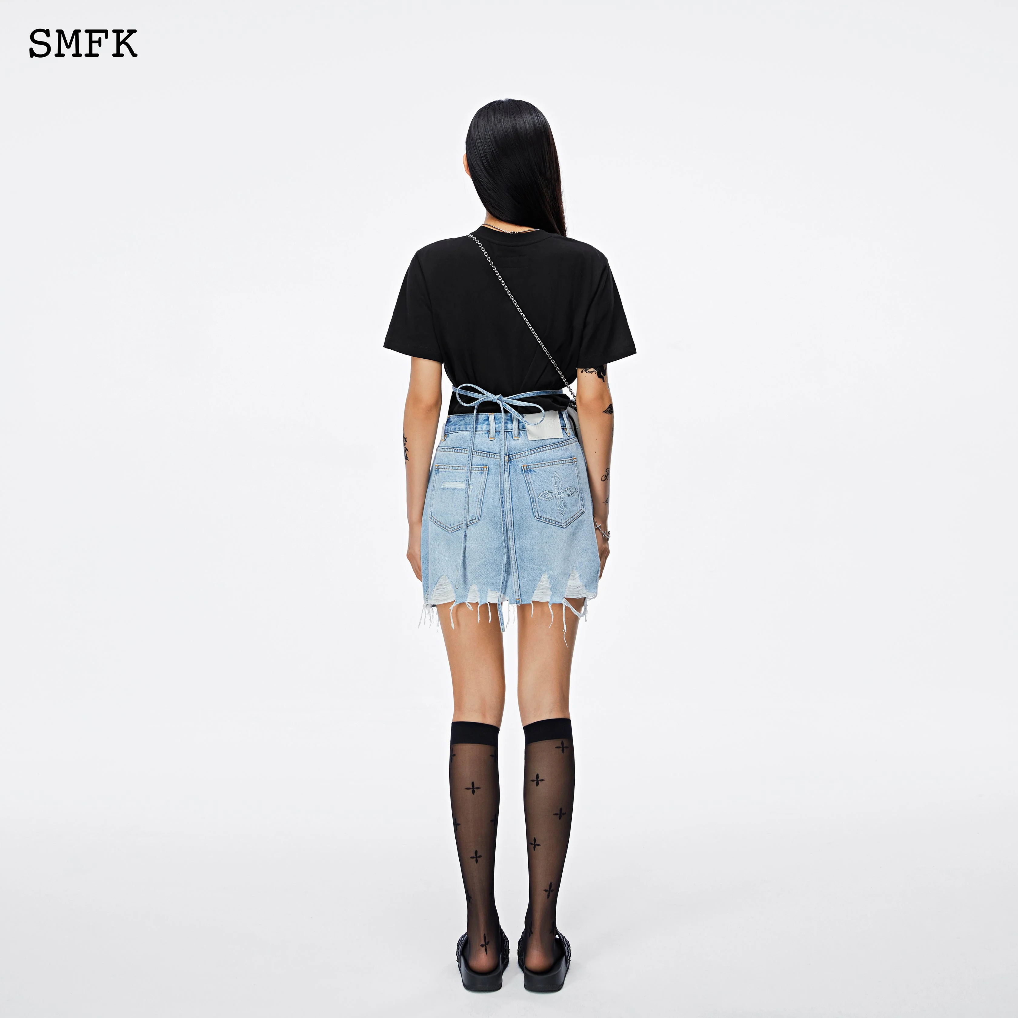 Black Compass Biker Tee - Image 4