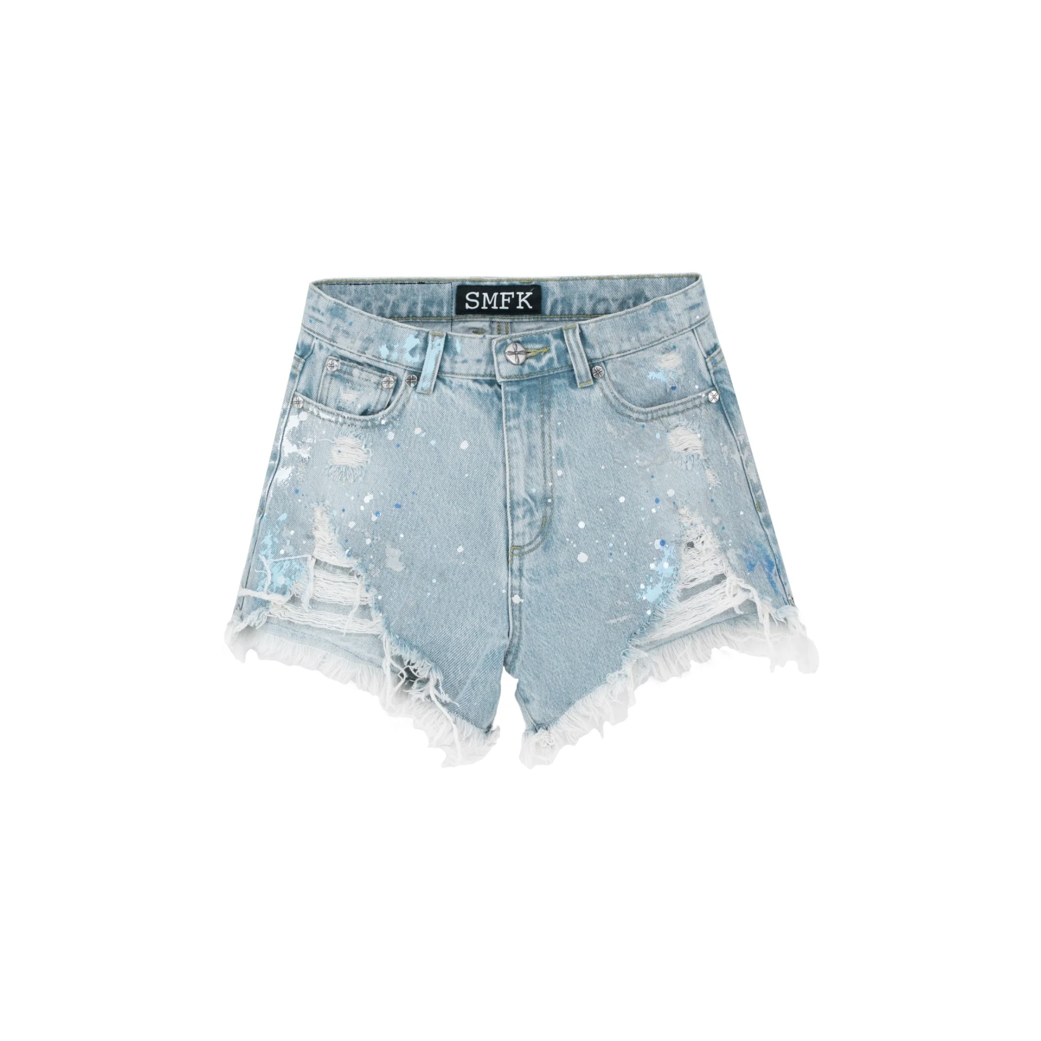 Compass Straight Leg Shorts Blue - Image 5