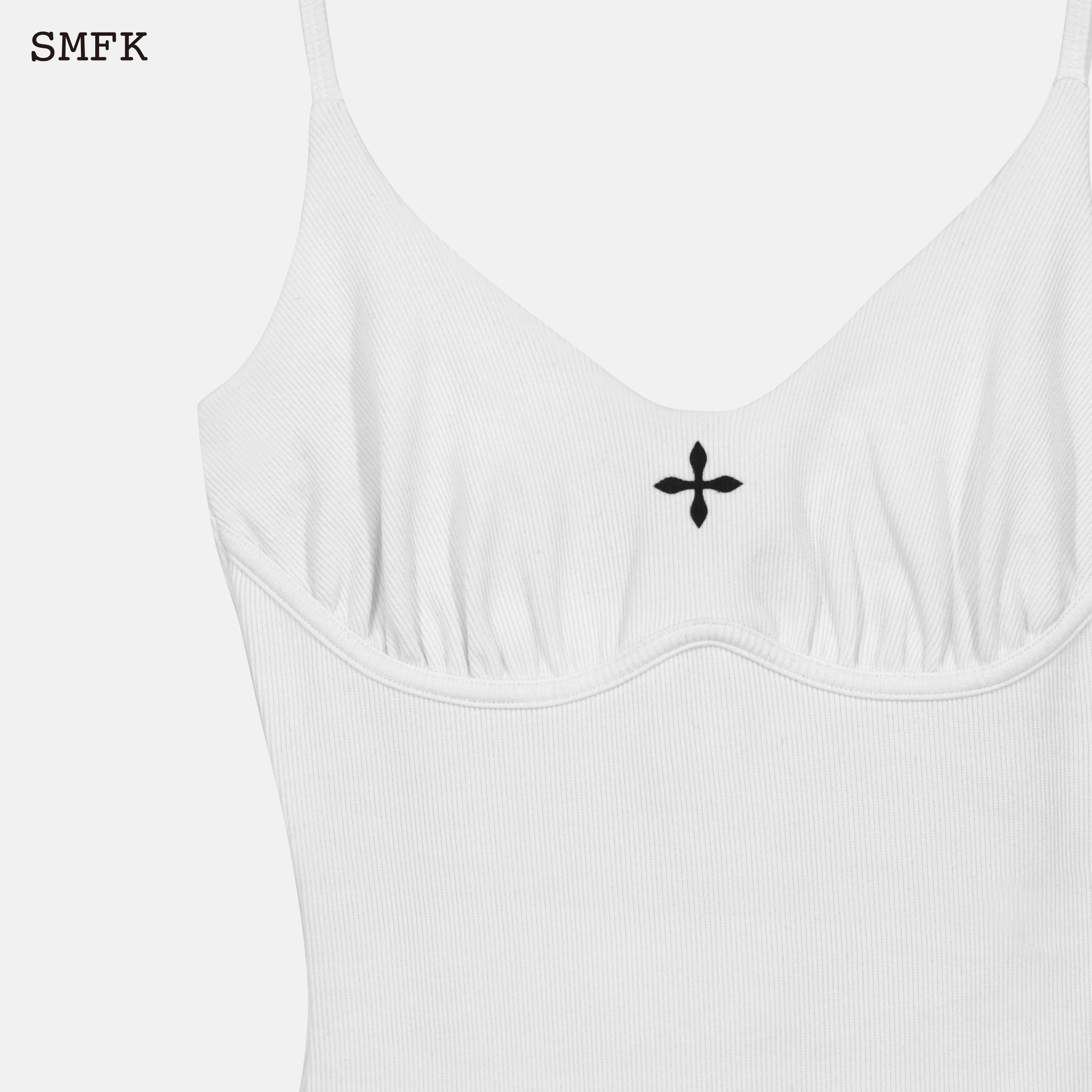 Dancer Cheongsam Dress White - Image 7